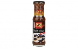 Real Thai Black Bean Wok Sauce   Glass Bottle  150 millilitre